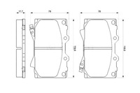 фото thumb №1, Bosch тормозные колодки тормозные lexus lx 470 uzj100