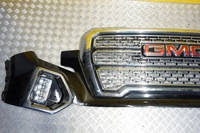 фото thumb №9, Gmc sierra 1500 2019 - 2021 бампер перед передній хром решітка радіатора usa