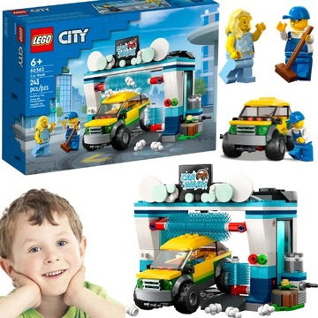 LEGO City CITI АВТОМОЙКА ДЛЯ 4, 5, 6, 7, 8, 9, 10, 11 лет
