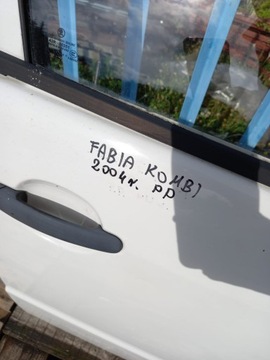 фото thumb №11, Дверь перед правые fabia i 2004. белый универсал