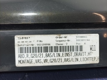 фото thumb №11, Bmw 3 g20 g21 планка накладка порогова права c36 7428032