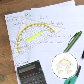 5 SZT. LINII GEOMETRII NARZĘDZI DO RYSOWANIA TRÓJKĄTA