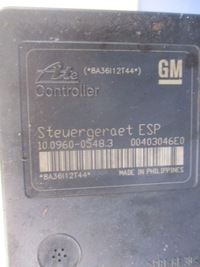 фото thumb №9, Opel astra h блок управления насос abs 13213610 ate 10.0206-0206.4