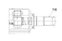 фото thumb №3, Nty шарнир внутренний renault megane iii 2.0dci 09- scenic grand