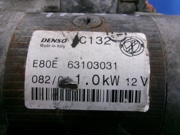 фото thumb №5, Fiat stilo 1.4 16v стартер 63103031 denso c132 протестований