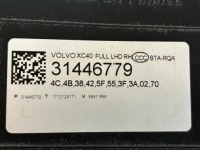 фото thumb №9, Фара передняя правая volvo xc40 полный led правое перед 31446779