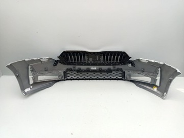 фото thumb №12, Skoda octavia iv 4 5e3 рестайлинг 2020- бампер перед переднее решётка радиатора 5e3807221l =