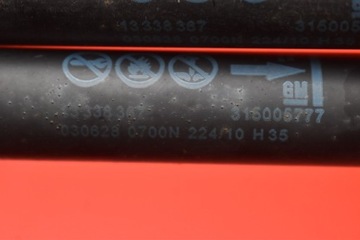 фото thumb №5, Амортизатор приводы крышки 13338367 opel meriva b 10-14