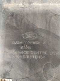 фото thumb №3, Land rover range rover evoque l551 2018 молдинг нижня бампера заднього