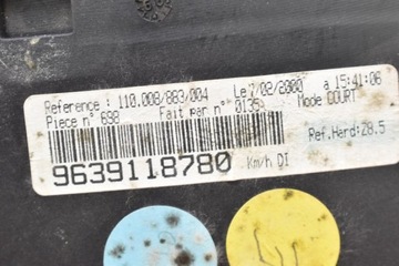 фото thumb №7, Спідометр  прилади eu 9639118780 peugeot 607 2.2 hdi 133 km 00-04