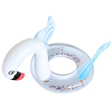 КОЛЕСО ДЛЯ ПЛАВАНИЯ Flamingo SWAN Wings GLITTER 60 см