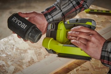 ЭКСЦЕНТРИЧЕСКАЯ ШЛИФОВАЛЬНАЯ МАШИНА RYOBI 18В 125мм RROS18 +4Ач