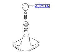 фото thumb №1, Ручка zmianybiegów 6b hyundai ix35 2013-2015