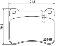 фото thumb №2, Гальмівні колодки mikoda 71476 mercedes slk r171 04r-11r перед