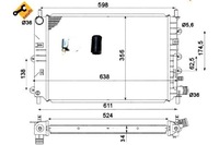 фото thumb №1, Nrf радиаторов ford escort orion 92- nrf