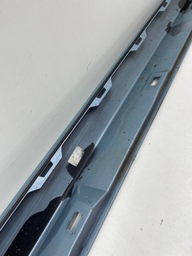 фото thumb №12, Audi a6 c7 планка накладка порога порогова ліва колір ly5r синя