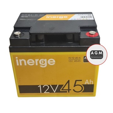 ТЯЖЕЛЫЙ AGM АККУМУЛЯТОР 12В 45Ач VRLA PREMIUM 13 кг