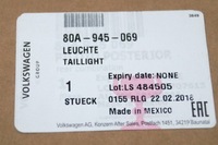 фото thumb №6, Audi q5 fy nowe оригинальные задние левая свет противотуманные 80a945069 2017