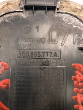 фото thumb №3, Заглушка підкрилки vw passat b8 3g0805777a