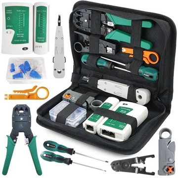 TESTER SIECIOWY WCISKACZ STRIPPER ZACISKARKA RJ45
