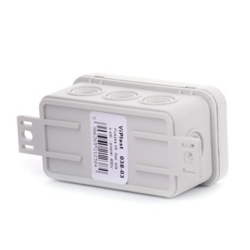 PUSZKA N/T HERMETYCZNA V8 IP54 80×45×41 POPIELATA