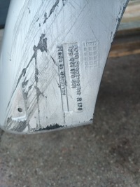 фото thumb №9, Mercedes slk w170 r170 бампер перед передний amg усилитель ксенон