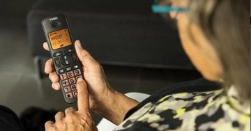 Беспроводной телефон FYSIC FX-5500 МЕНЮ НА ПОЛЬСКОМ ЯЗЫКЕ БОЛЬШИЕ КНОПКИ