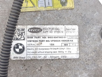 фото thumb №10, Bmw i3 2015 компресор / компресор кондиціонера a/c