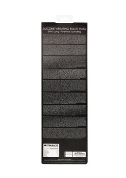 СИЛИКОНОВАЯ ВИБРАЦИОННАЯ ПРОБКА-ПУЛЯ ДЛИННАЯ ЧЕРНАЯ OUCH OU440BLK УРЕТРАЛЬНЫЙ ЗВУК