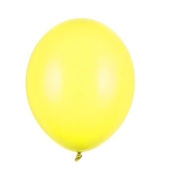 Balony lateksowe 12cm cytrynowe Pastel Lemon Zest - 100 sztuk Strong