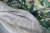 Оксфорд занавес PALM LEAF MONSTER зеленый длинный1шт