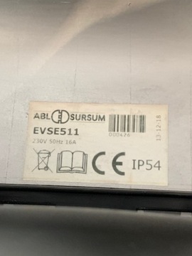 Настенное автомобильное зарядное устройство для электромобилей 230 В 16 А ABL