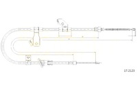 фото thumb №1, Cofle трос тормоза ручного mitsubishi colt vi 1.