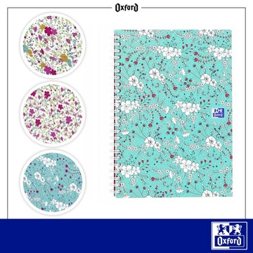 БЛОКНОТ OXFORD FLORAL B5/60K LINE