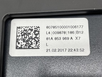 фото thumb №14, Планка двері лівий зад audi q2 81a 81a853969a