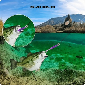 НАБОР СПИНИНГОВЫХ ПРИМЕН 7 СМ SAHIDO RIP ACTION BURST НАБОР 30 ШТ. СУДАК