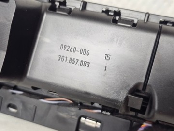 фото thumb №14, Решітка повітропровід рамка dekor захист годинник манометр планка vw passat b8