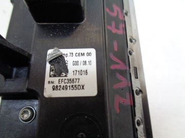 фото thumb №12, Peugeot 3008 панель керування радіо 98249155dx