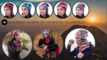 Термоактивная женская спортивная шапка Queen of Kings с флисом GREEN 2 QOK