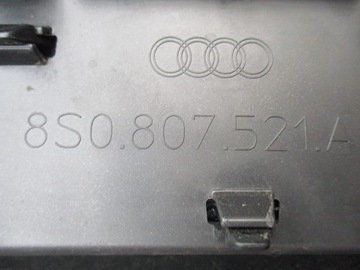 фото thumb №11, Audi tt s-line 2014- диффузор спойлер накладка бампера зад 8s0807521a