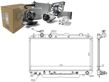 фото thumb №1, Радиаторов воды toyota rav 4 ii 1.8 vvti cla2_. xa