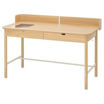 IKEA RIDSPO Biurko dąb 140x70 cm
