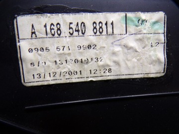 фото thumb №10, Mercedes a класс w168 спидометр приборы спидометр a1685408811