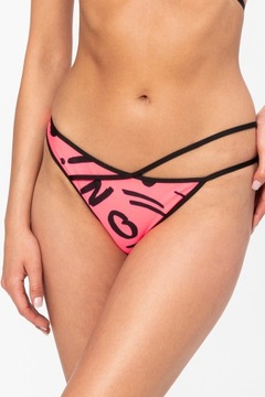 Розовые плавки бикини R-образной формы MOSCHINO SWIM 2 IT