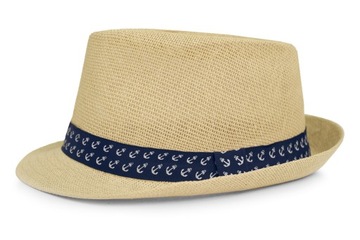 Letni kapelusz męski beżowy TRILBY 61 Pako Jeans