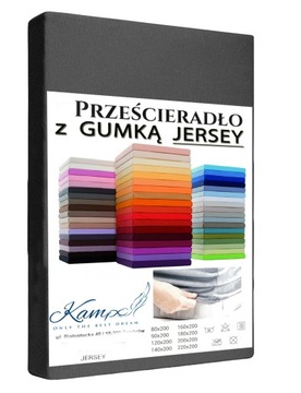PRZEŚCIERADŁO JERSEY Z GUMKĄ BAWEŁNA 70x90 MIX KOLOR Wysoka Jakość