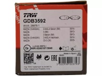 фото thumb №5, Trw тормозные диски+ тормозные колодки перед mazda 3 bm cx-3 280mm