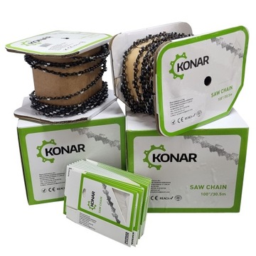 ŁAŃCUCH TNĄCY KONAR 3/8 1.3mm ROLKA 1640