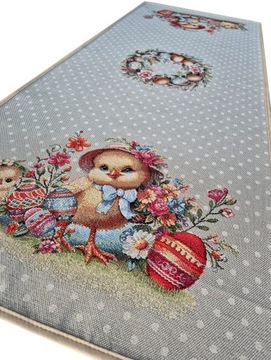 Bieżnik Wielkanocny 40x100 cm Pisklaki gruby DUŻY WYBÓR WZORÓW na Wielkanoc