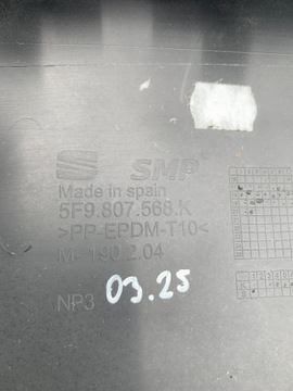 фото thumb №6, Спойлер бампер задний seat leon 3 iii fl 17r fr cupra 2017 5f9807568k 03.25